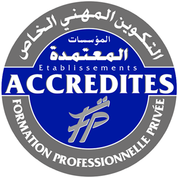 Badge officiel : Établissements accrédités — Formation Professionnelle Privée